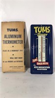 NOS Tums Thermometer, Original Box, 4”x9” by
