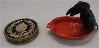 Bird Ashtray Made In Germany & Compact