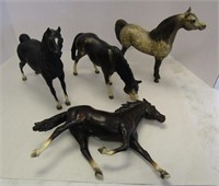 4 Vintage Breyer Horses