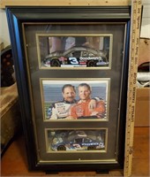Dale Earnhardt & Jr. Nascar Display