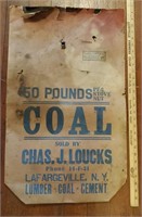 Vintage Coal Bag