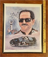 Dale Earnhardt Water Color by Phil Lee