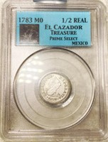 1783 Mexican Silver Half Real PCGS - PRIME SELECT