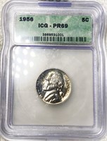 1956 Jefferson Nickel ICG - PR69