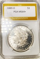 1889-O Morgan Silver Dollar PGA - MS64+
