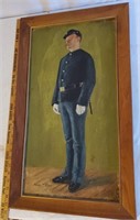 Soldier Painting in Frame
