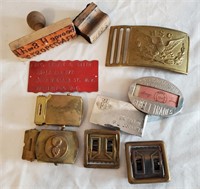 Vintage Military Buckles