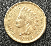 1898 Indian Head Penny Coin