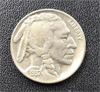 1937 Buffalo Nickel Coin