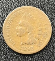 1868 Indian Head Penny Coin