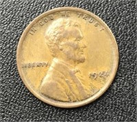 1924 Lincoln Wheat Cent Penny Coin