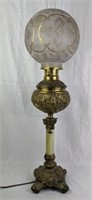 Antique L&L Parlor Lamp