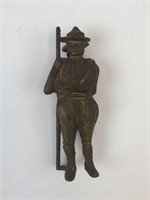 WWI Doughboy Cast Iron Coin Bank