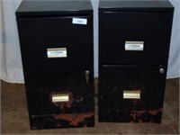 2 - 2 drawer File Cabinets