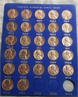 1959-71 Set of 27 Lincoln Cents BU