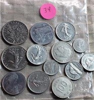 Bag of 13 France Coins