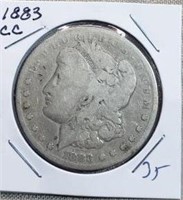 1883CC Morgan Dollar