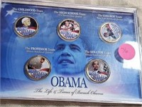 The Life and Time of Barack Obama Quarter Set