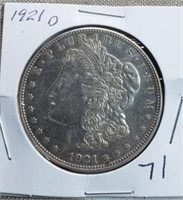 1921D Morgan Dollars