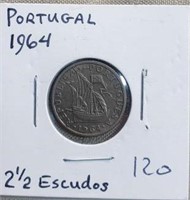 1964 Portugal 21/2 Escudos