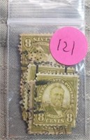 8-8 Cent Grant Stamps