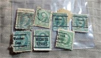 7-11 Cent Hayes Stamps