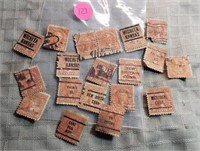 19-9 Cent Jefferson Stamps