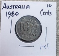 1980 Australia 10 Cents