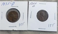 2-1935D  Wheat Cents