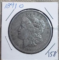 1891O Morgan Dollar
