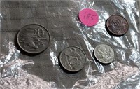 4 Austrialia Coins