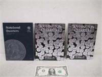 2 Washington Quarters & 1 Statehood Quarters