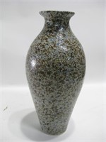 12" Glazed Pottery Vase Unsigned