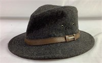 New with tags Stetson charcoal Hat wool Large
