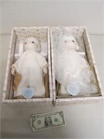 2 Enesco Precious Moments Large Scale Dolls