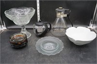 Pedestal Bowl, Carafes, Tea Infuser & More