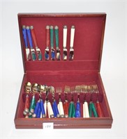 40 Piece EME Italy 18/10 Stainless Flatware Set