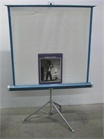 Vintage Collapsible Movie Screen & Art Prints