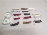 Lot of Assorted Folding Knives