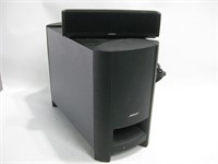 9"x 17"x 14 Bose Speakers As Shown With Remote