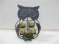 9"x 12" Metal Owl Candle Holder
