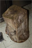 Old Barn Beam End Stool 7W X 16H