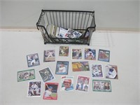 12"x 6"x 6" Wire Bin W/Assorted Baseball Cards