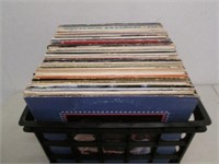 Large Lot of Approx 75 33 RPM LP Records -