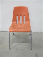 Child's Vintage Plastic Chair 13"x 13"x 26"