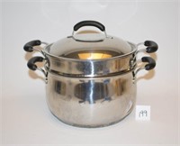 Bella Cuisine Stainless Steel Stock Pot Steamer
