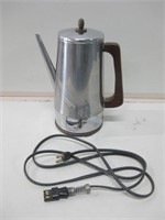 11" Tall Vintage Percolator Coffee Pot As Is