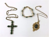 12k Gold Filled & Fashion Necklaces, Bracelet