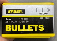 100 ct. Speer 7mm Bullets