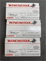150 rnds. Winchester 9mm Ammo